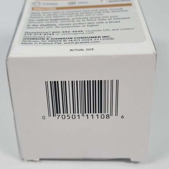 Neutrogena Rapid Tone Repair Retinol + Vitamin C Correcting Cream 1.7 Oz NIB - Picture 5 of 5